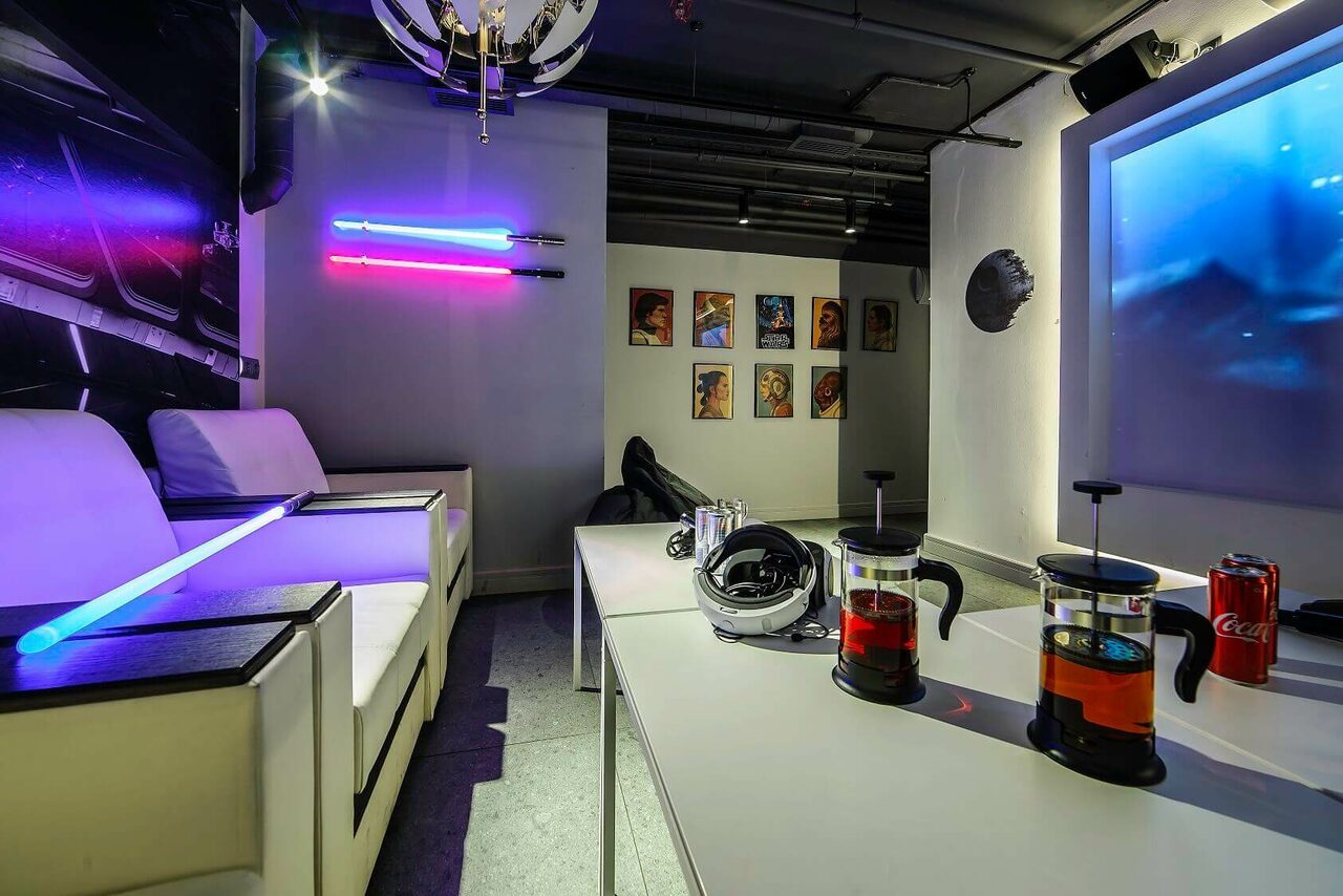 Арендовать Лофт-зал стилизованный под звезду