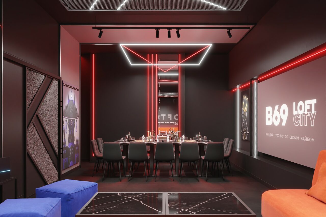 Арендовать Лофт-центр Б69. Зал Арена с верандой на крыше