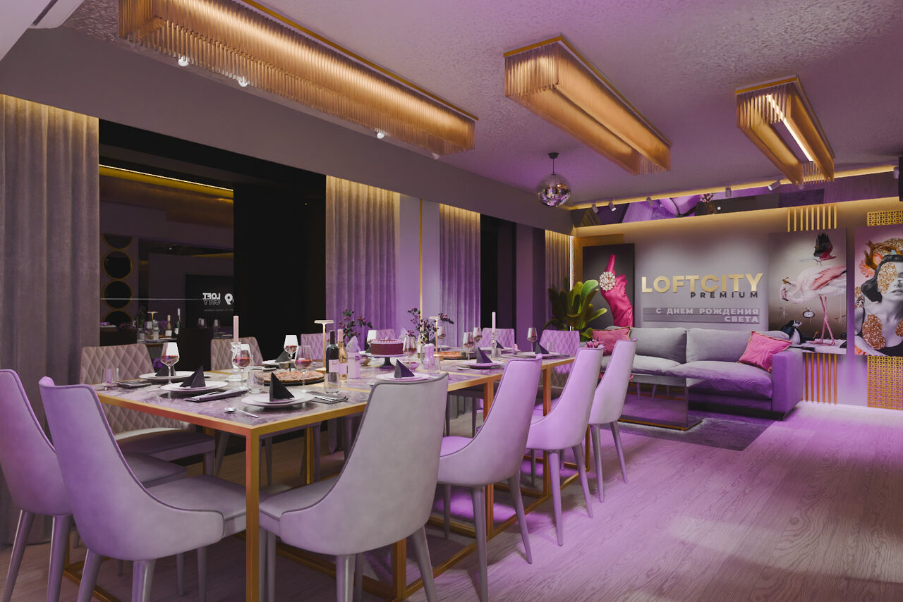 Арендовать Лофт-центр Б69. Зал Кристалл с верандой на крыше