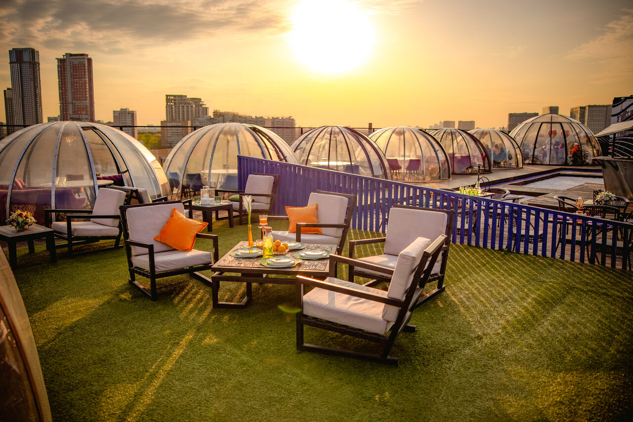 Арендовать ИглуБар. Black Antique. Стильный лофт в тёмных тонах