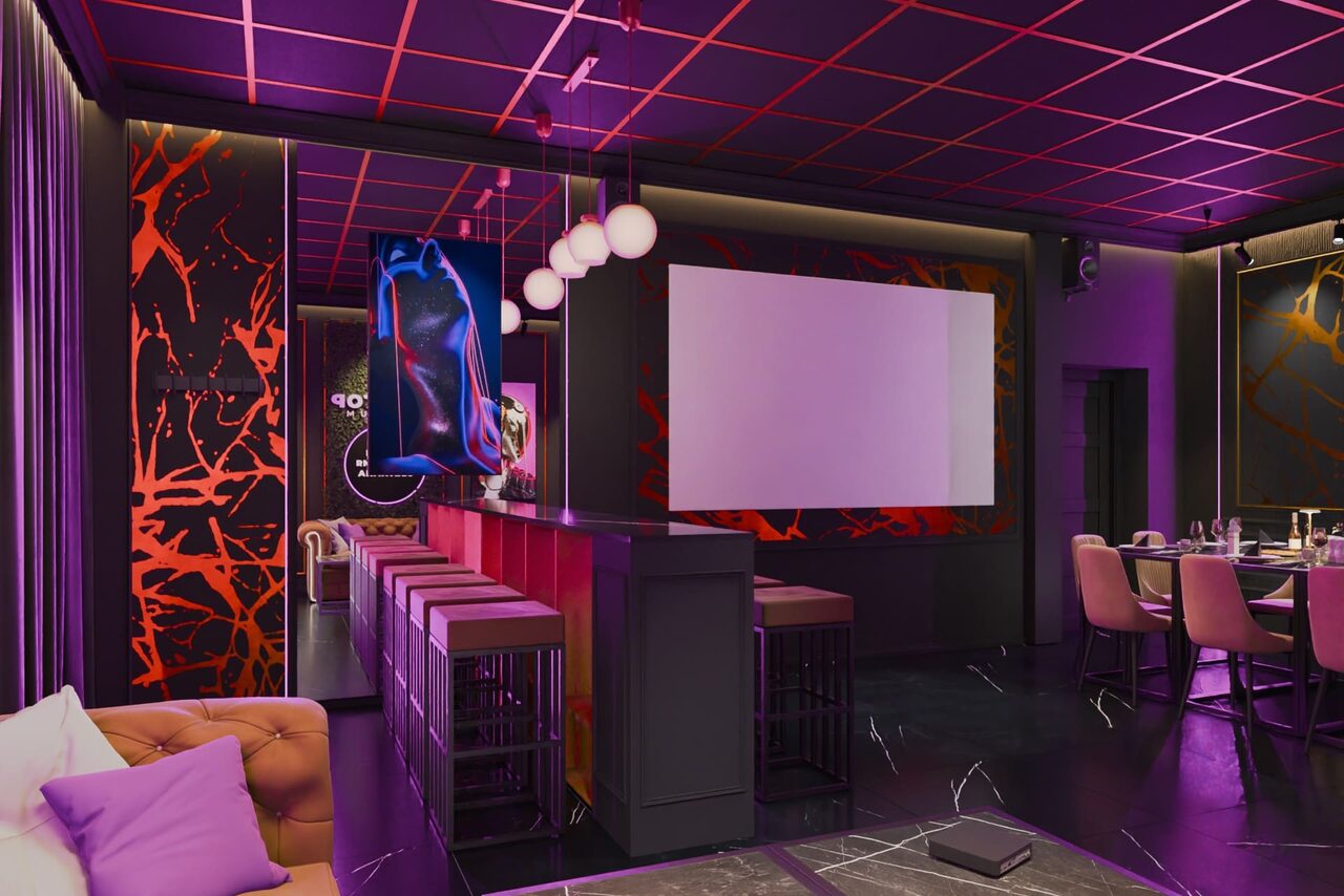 Арендовать ИглуБар. Black Antique. Стильный лофт в тёмных тонах