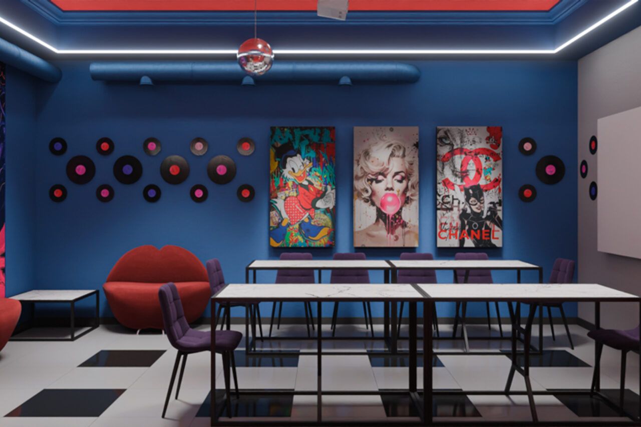 Арендовать Лофт-центр Б69. Зал Pop Art 