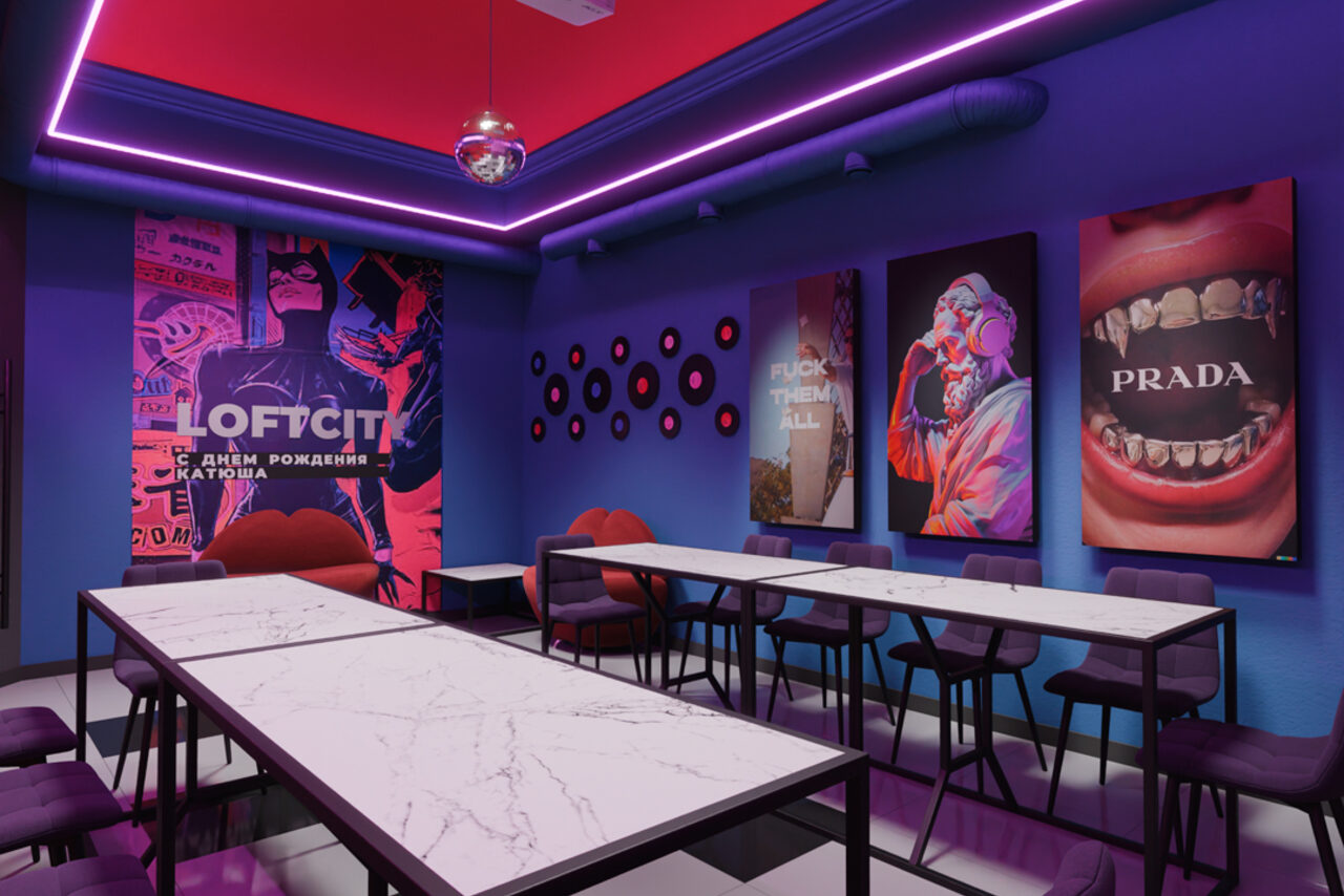 Арендовать Лофт-центр Б69. Зал Pop Art 