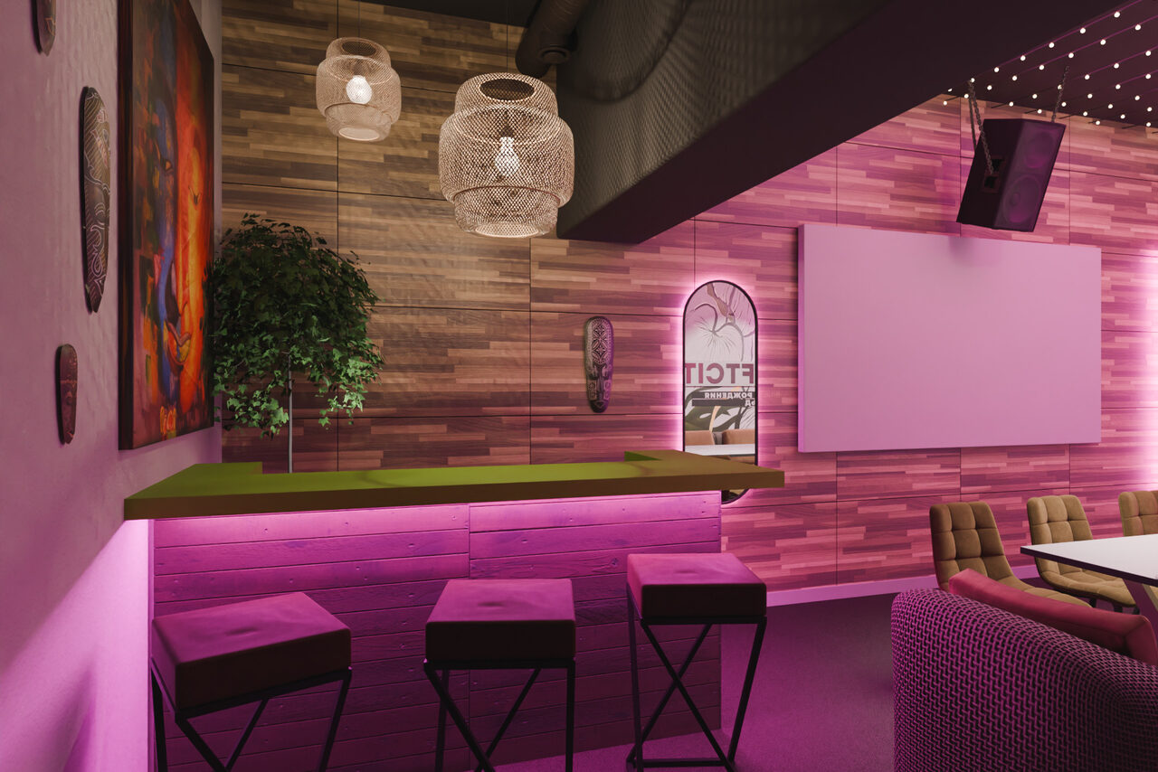 Арендовать Лофт-центр Б69. Зал Бали с верандой на крыше