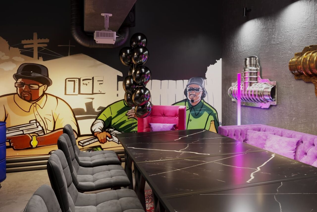 Арендовать Лофт-центр Б69. Зал GTA с верандой на крыше