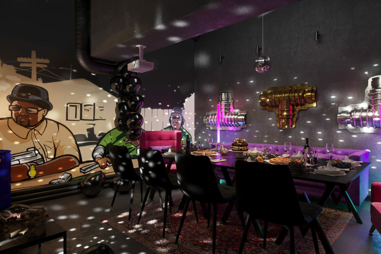 Арендовать Лофт-центр Б69. Зал GTA с верандой на крыше