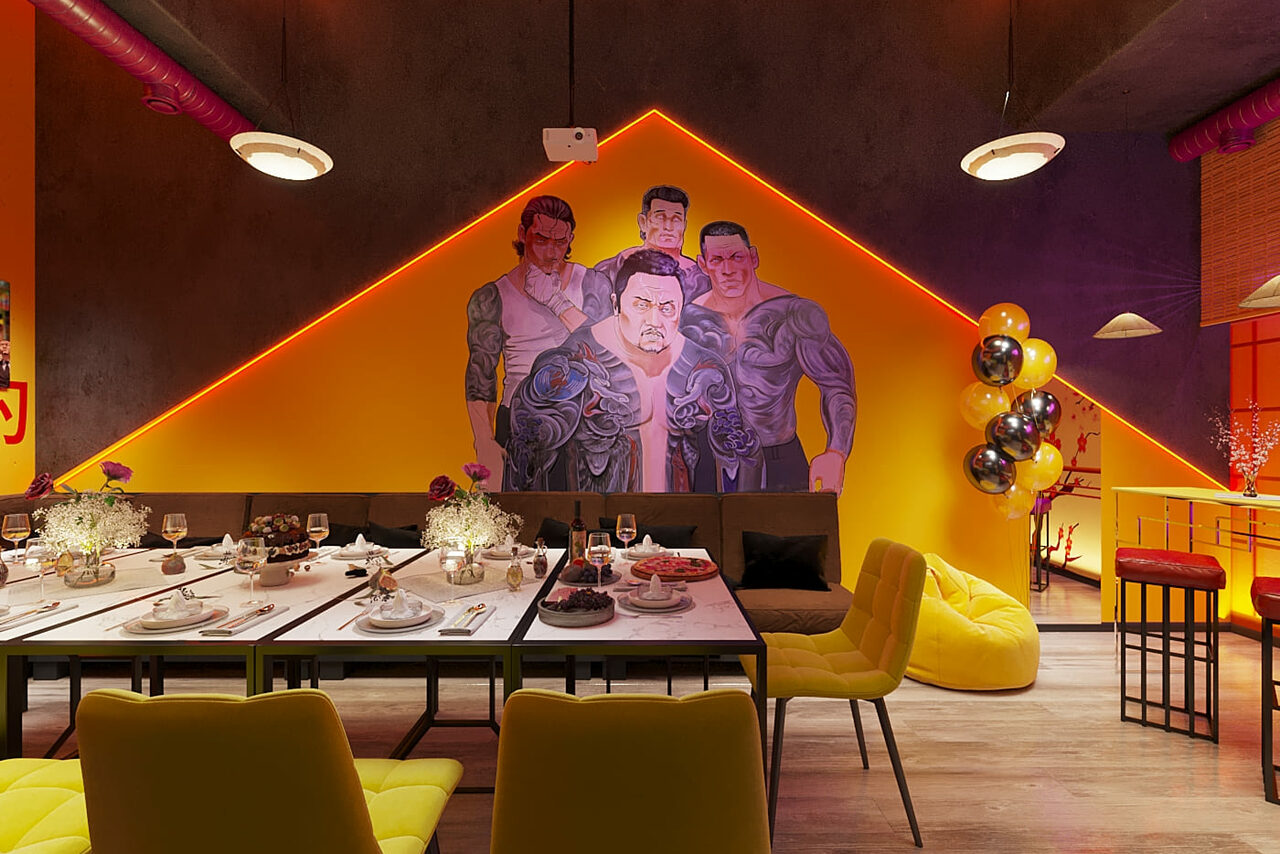 Арендовать Лофт-центр Б69. Зал Якудза с верандой на крыше