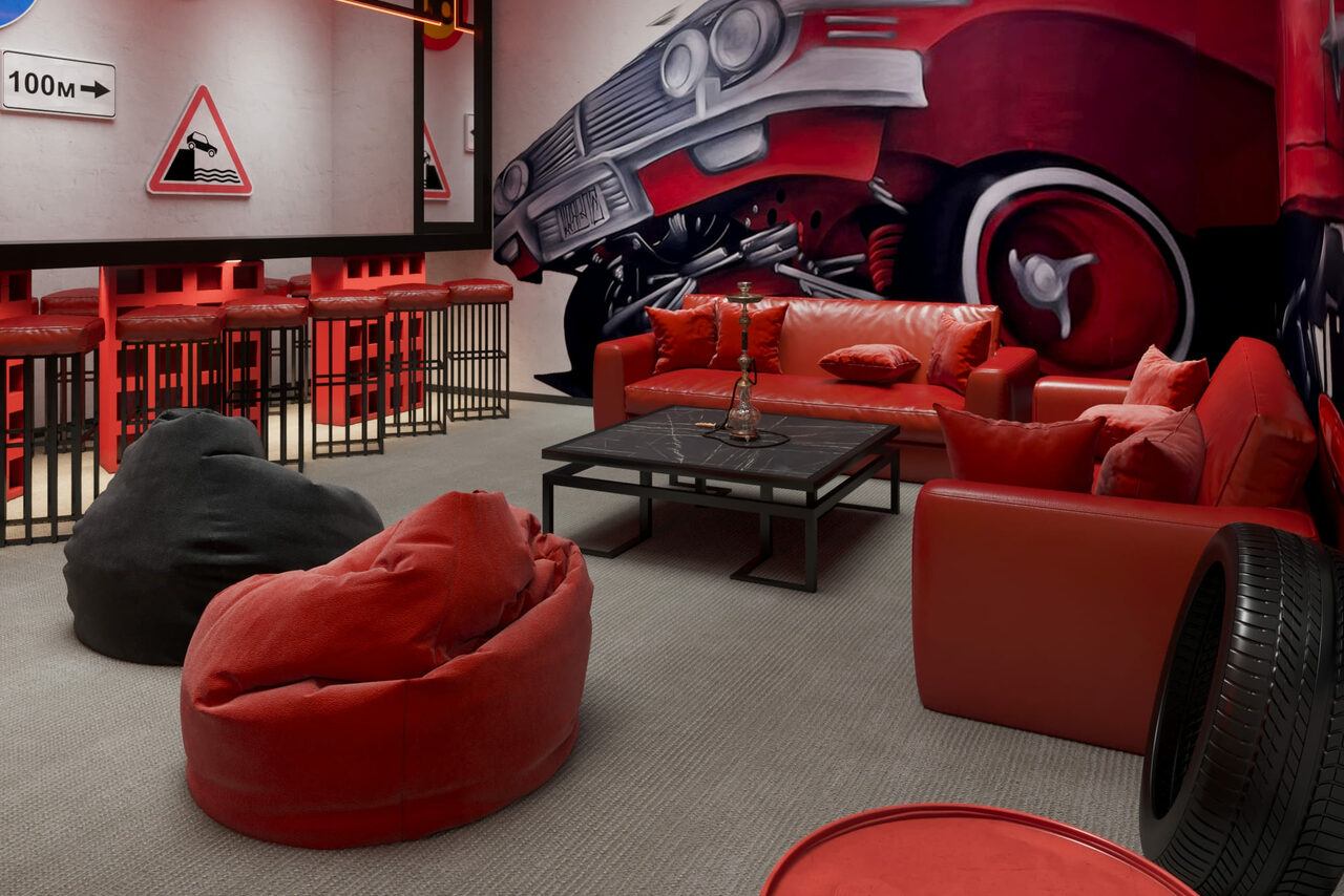 Арендовать Лофт-центр Б69. Зал Форсаж с верандой на крыше