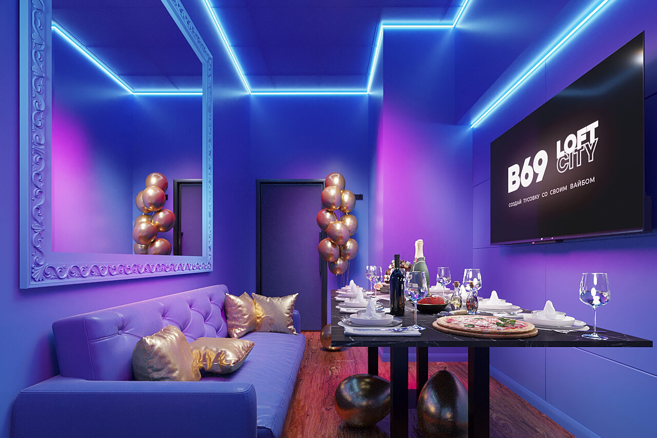 Арендовать Лофт-центр Б69. Зал Индиго с верандой на крыше