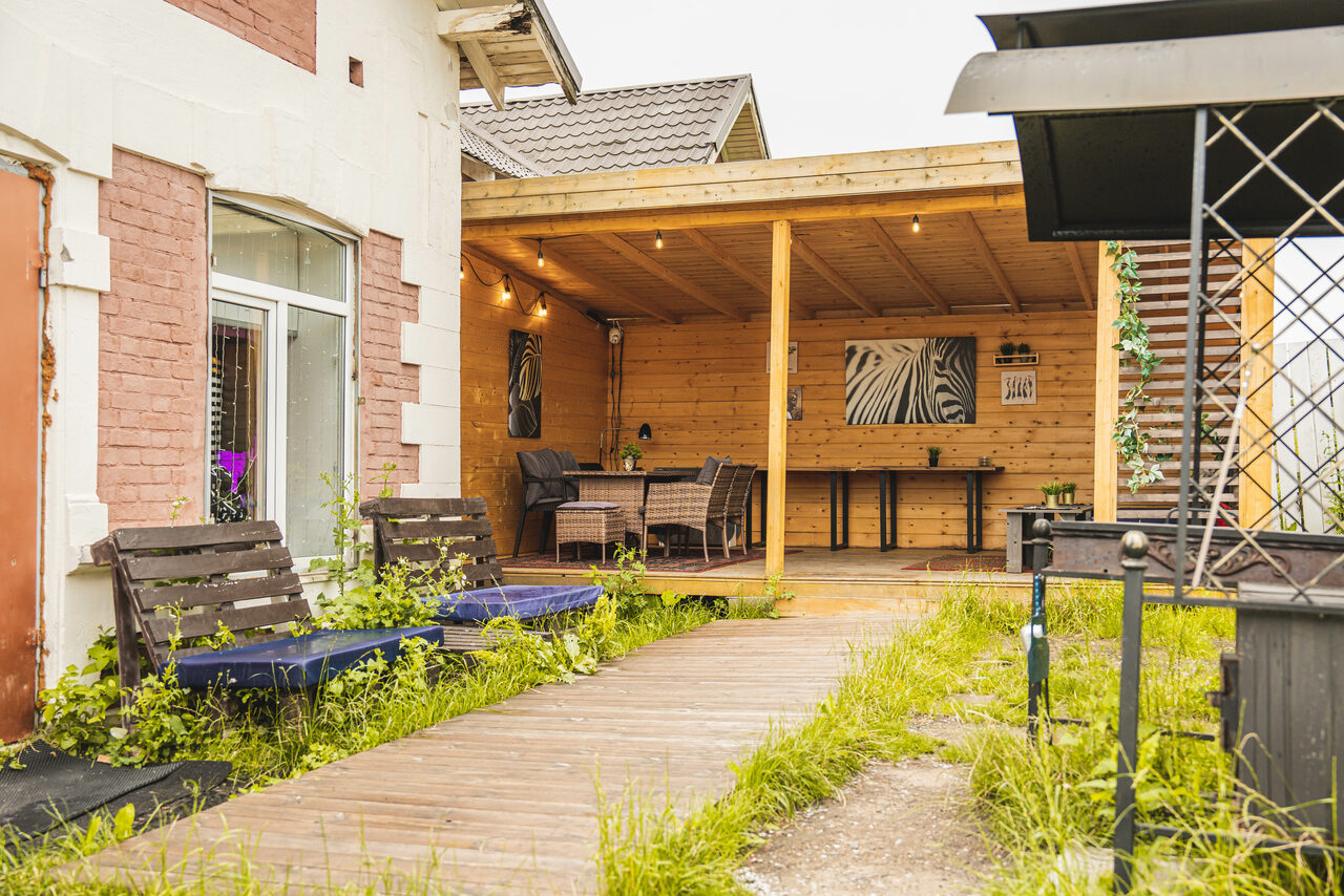 Арендовать Уютный лофт с отдельным входом и внутренним двором с барбекю