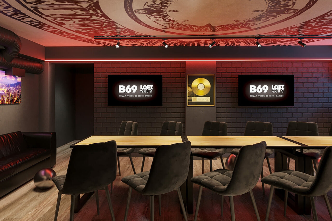 Арендовать Лофт-центр Б69. Зал Октава с верандой на крыше