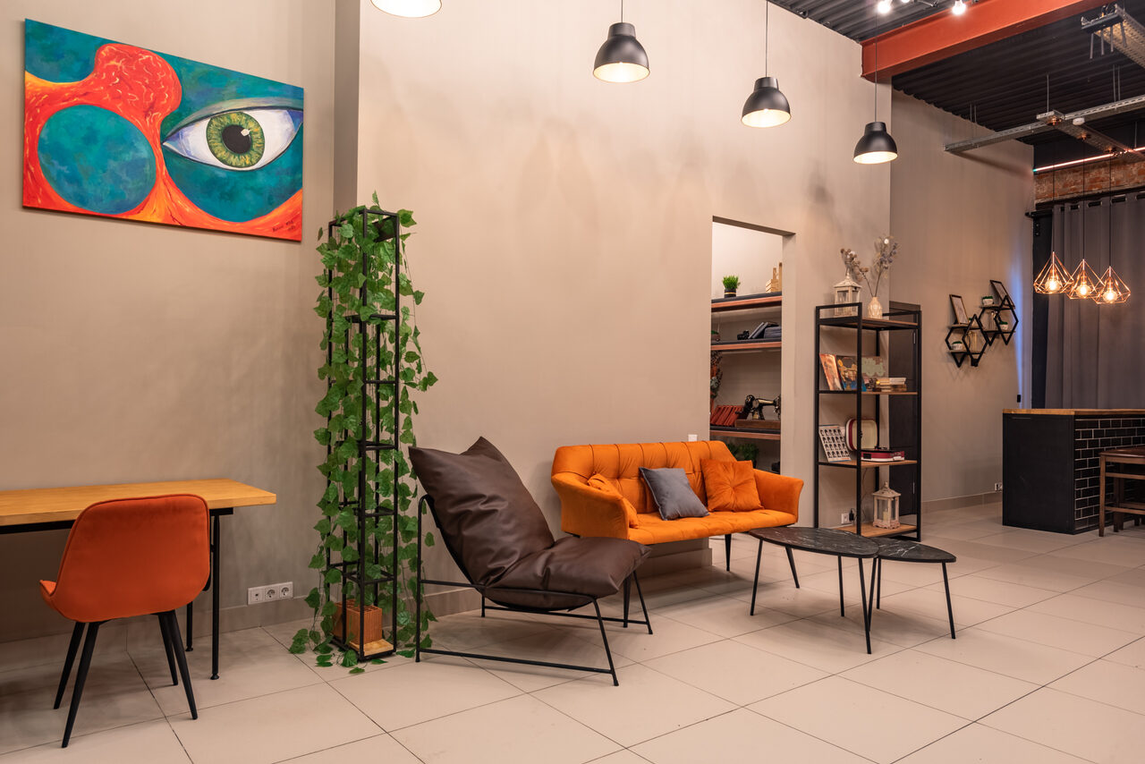 Арендовать Интерьерный зал в современном стиле