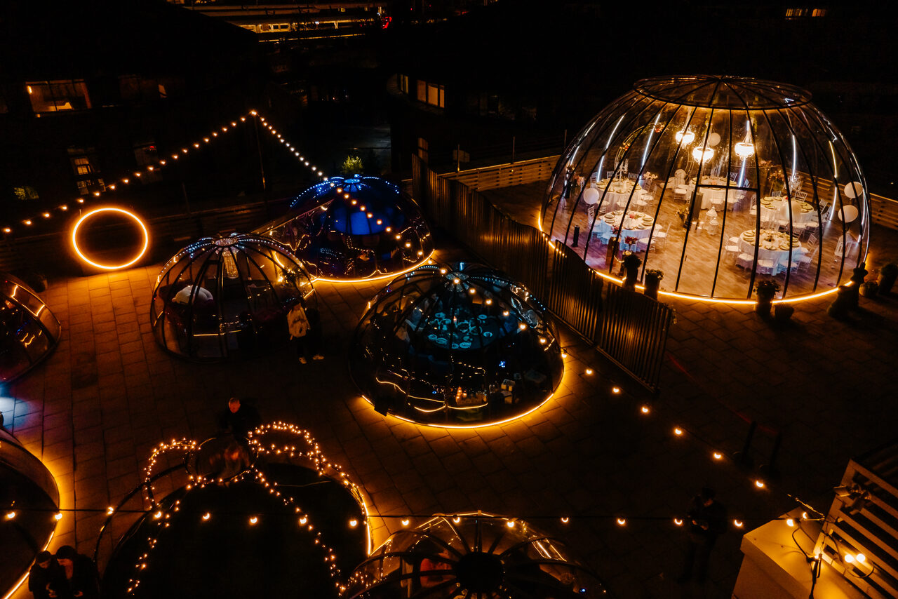 Арендовать Igloobar. Просторный купол на крыше