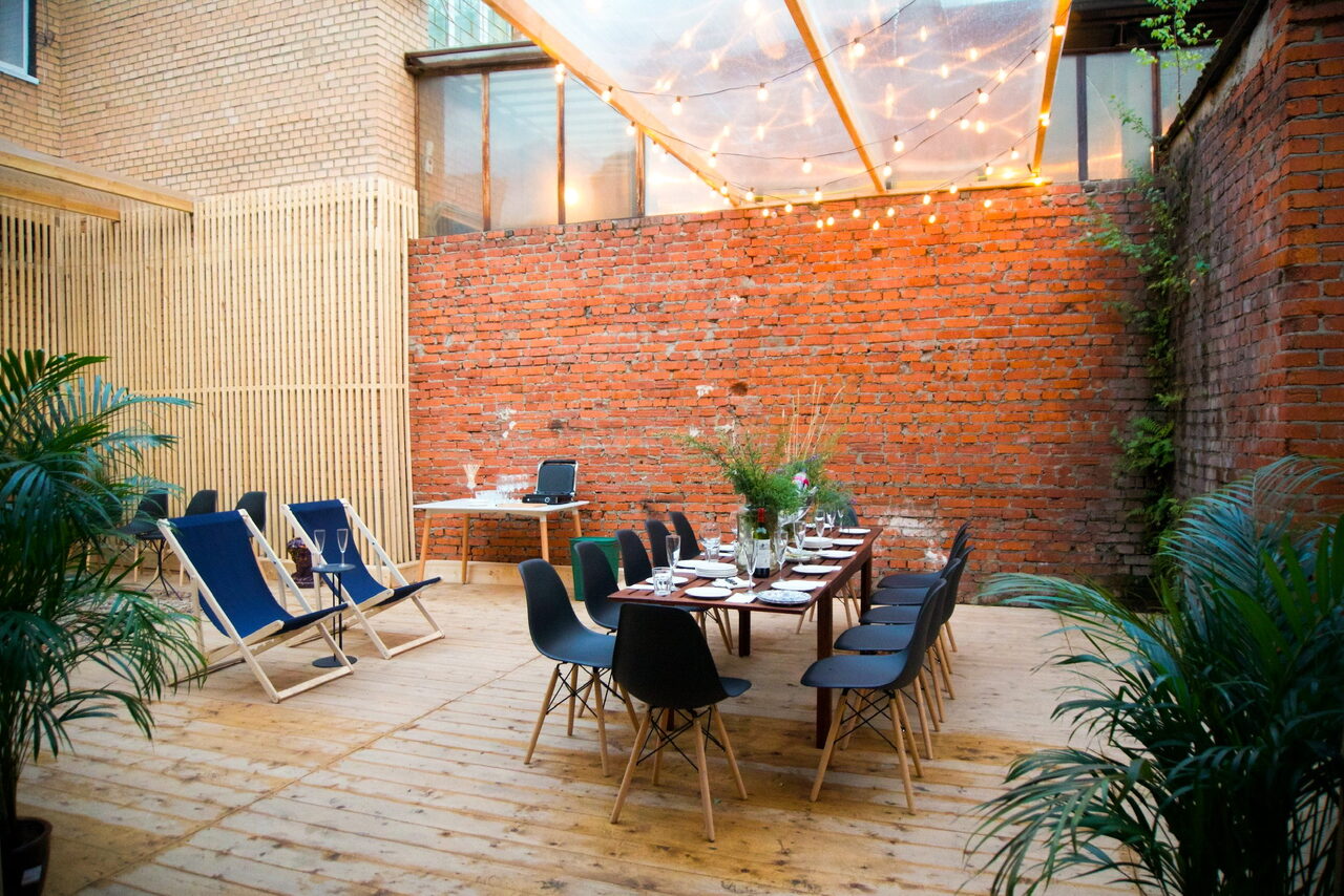 Арендовать Hall 14. Атмосферный лофт с верандой