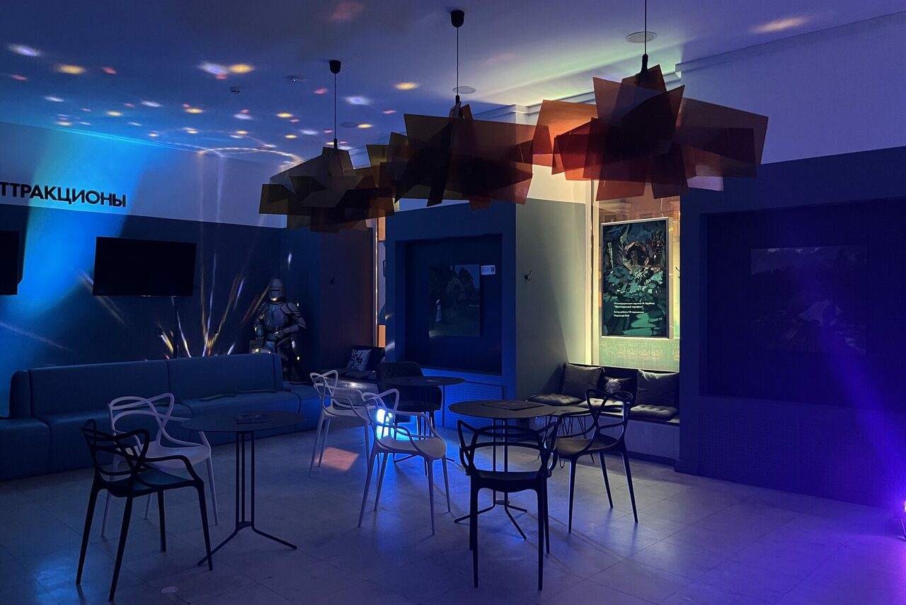 Арендовать Interactive Space. Современный зал с VR