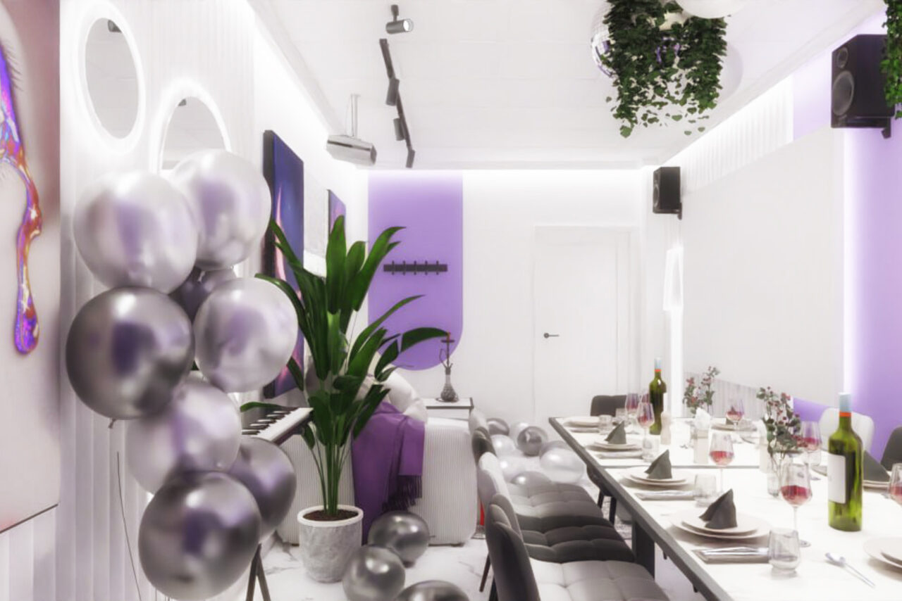 Арендовать Дримлофт. Дизайнерский лофт-зал в белом оформлении