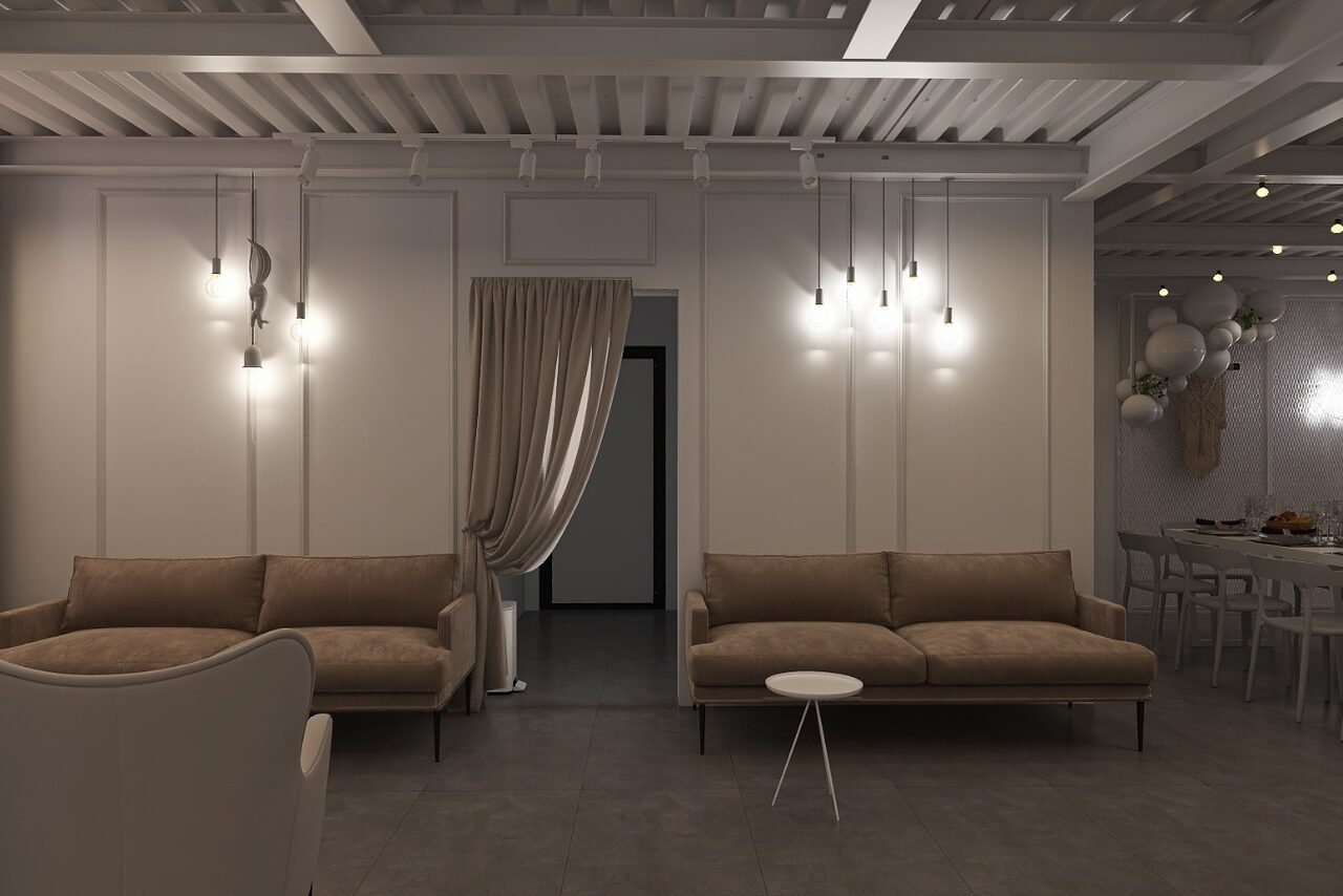 Арендовать Светлый зал с барной стойкой