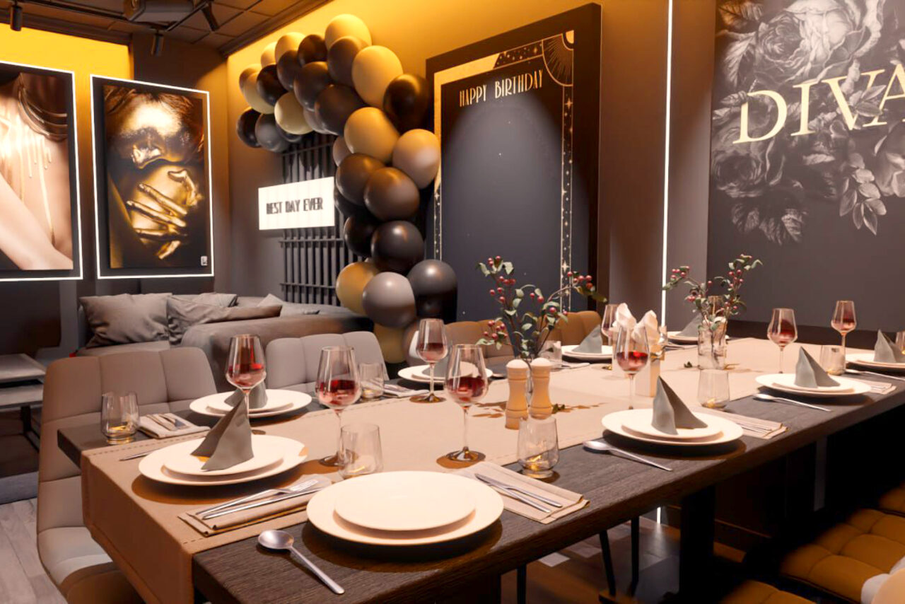 Арендовать Оникс. Стилизованный лофт-зал