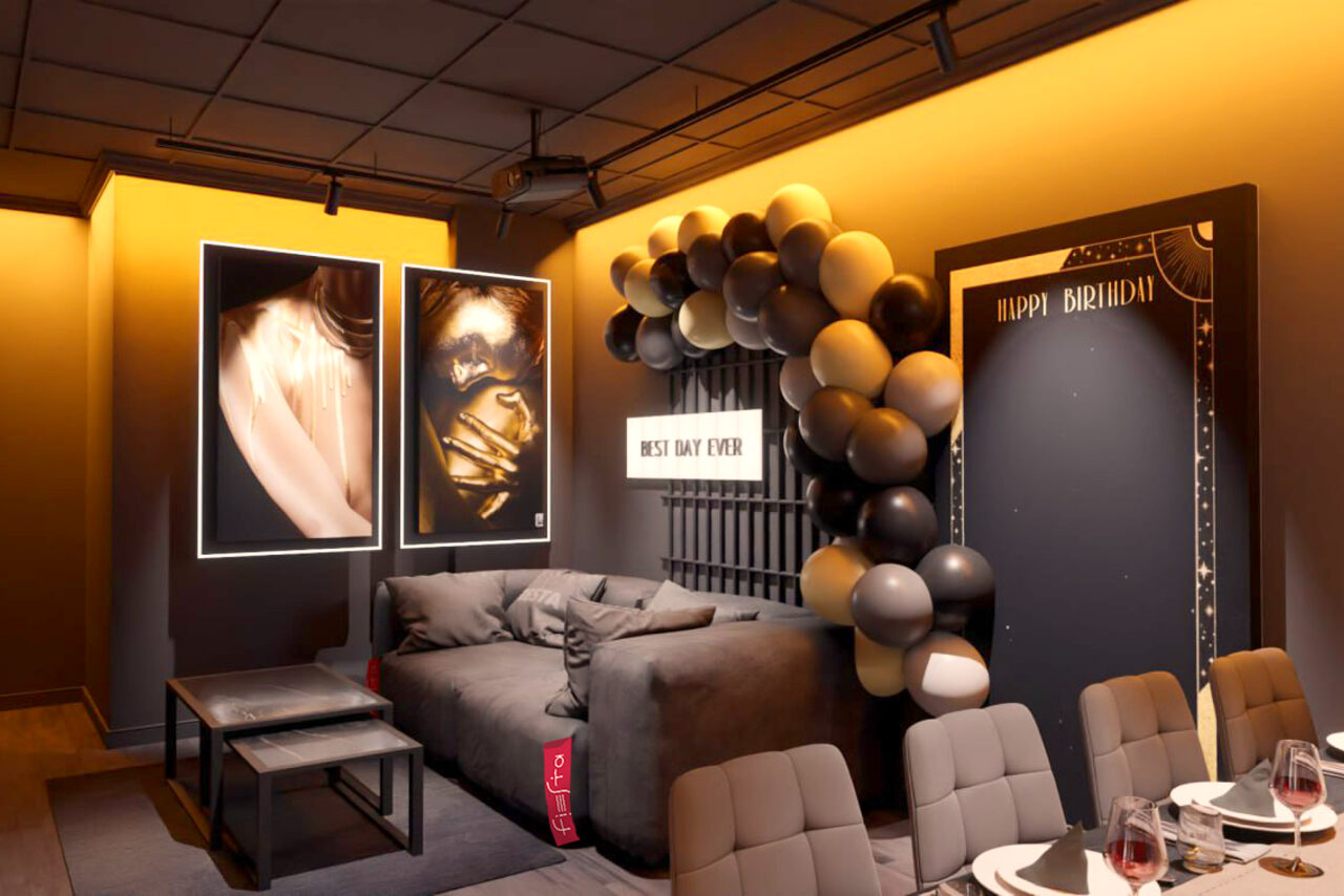 Арендовать Оникс. Стилизованный лофт-зал