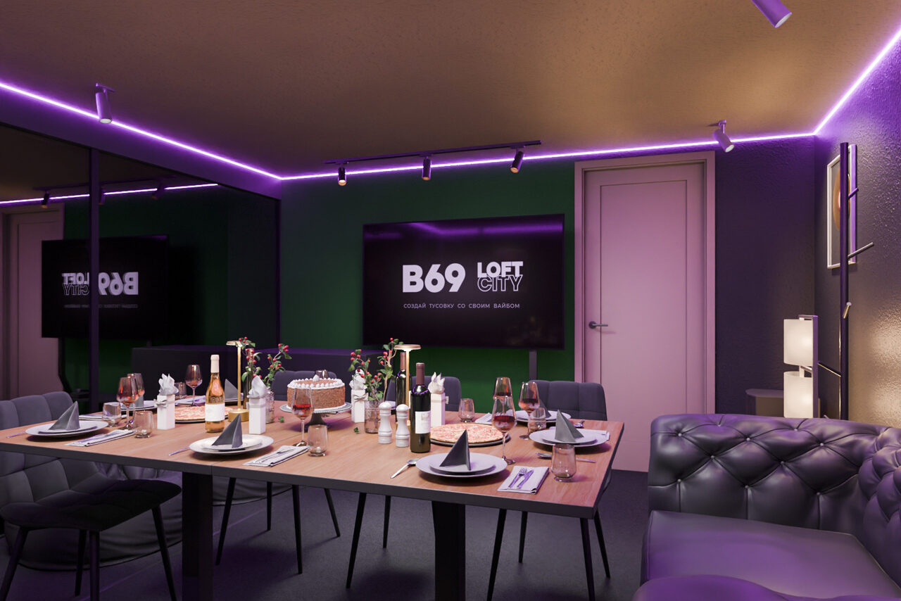 Арендовать Лофт-центр Б69. Зал Винил с верандой на крыше