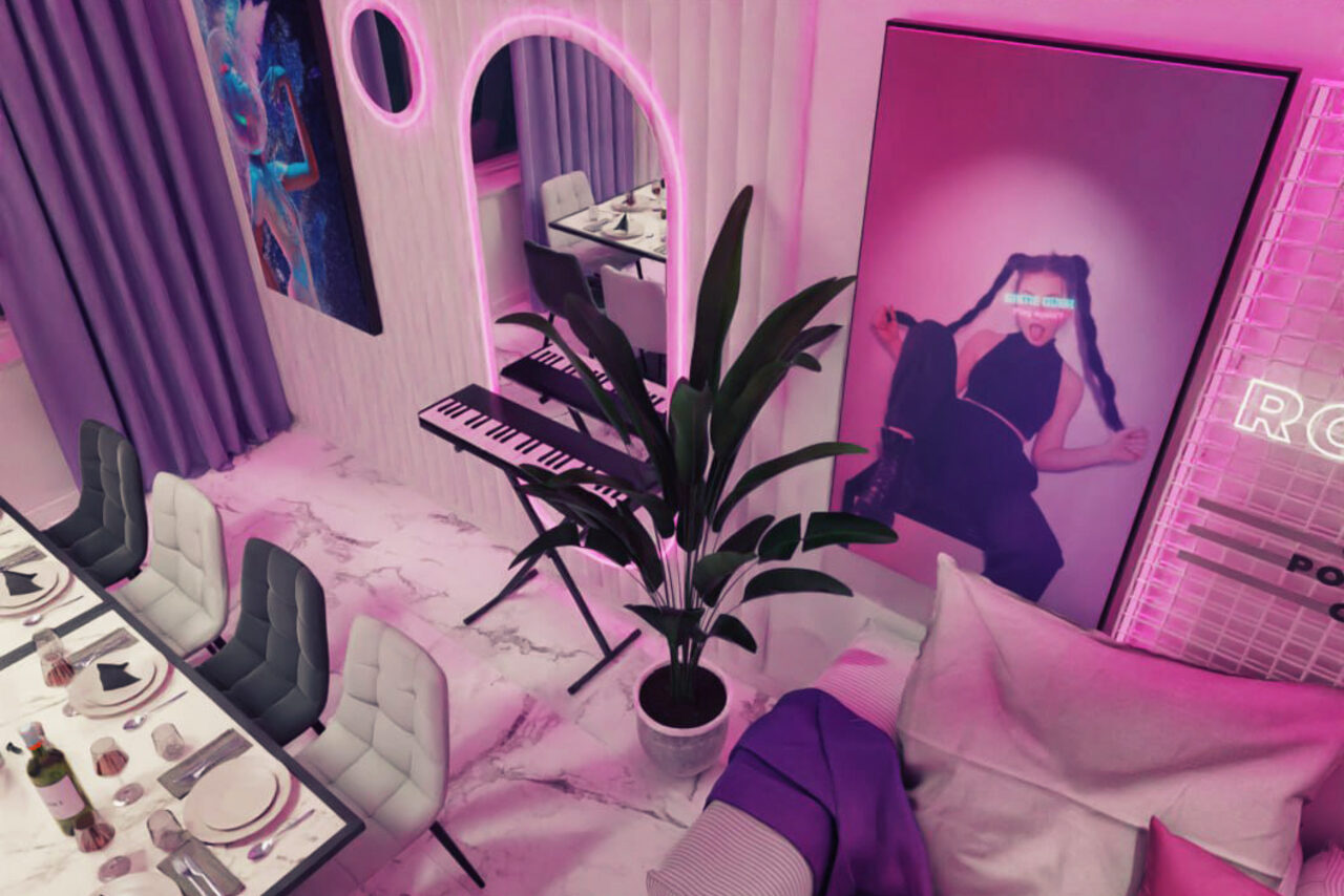 Арендовать Чил лофт. Яркий лофт-зал для девичников