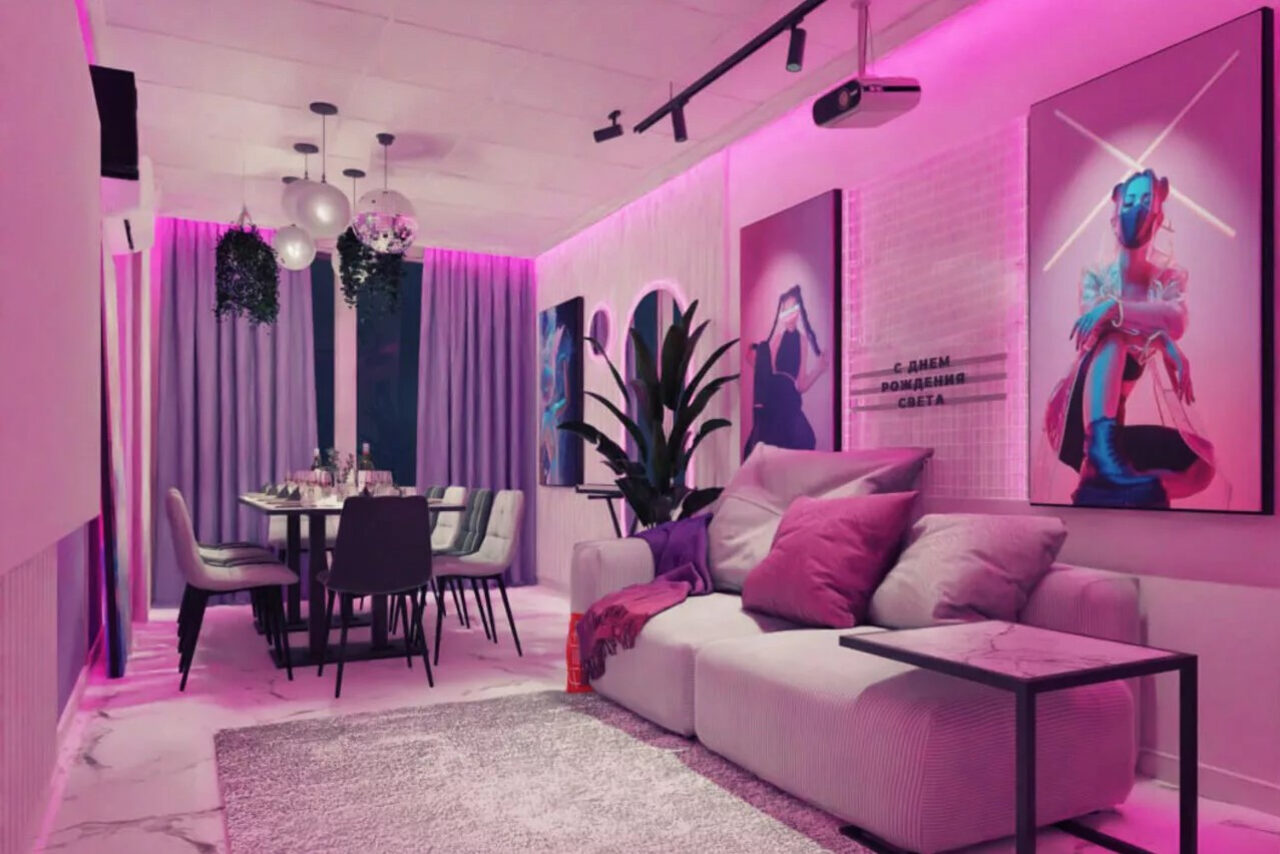 Арендовать Чил лофт. Яркий лофт-зал для девичников