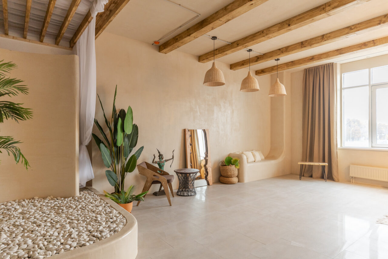 Арендовать Бежевый зал с зеркалами