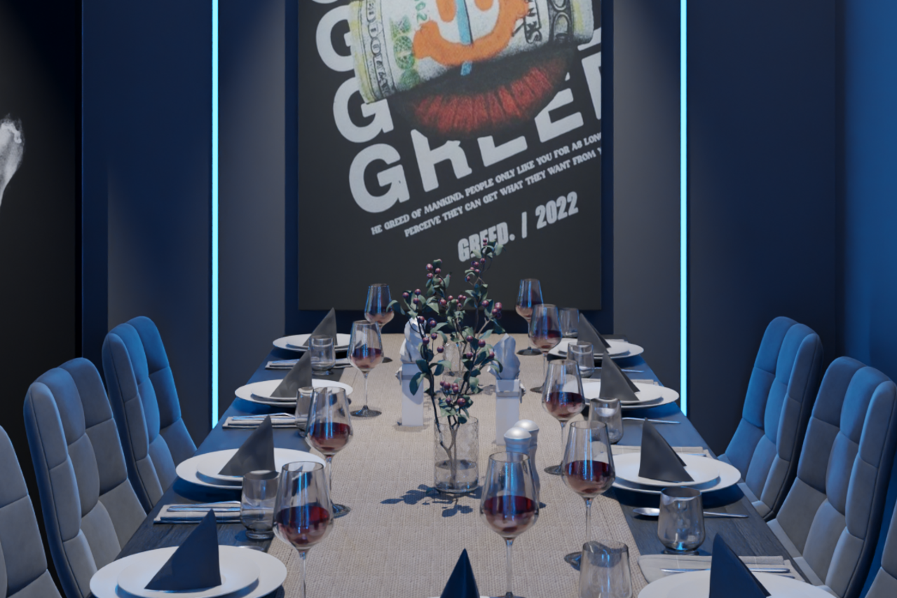 Арендовать Детройт. Яркий лофт в синих тонах