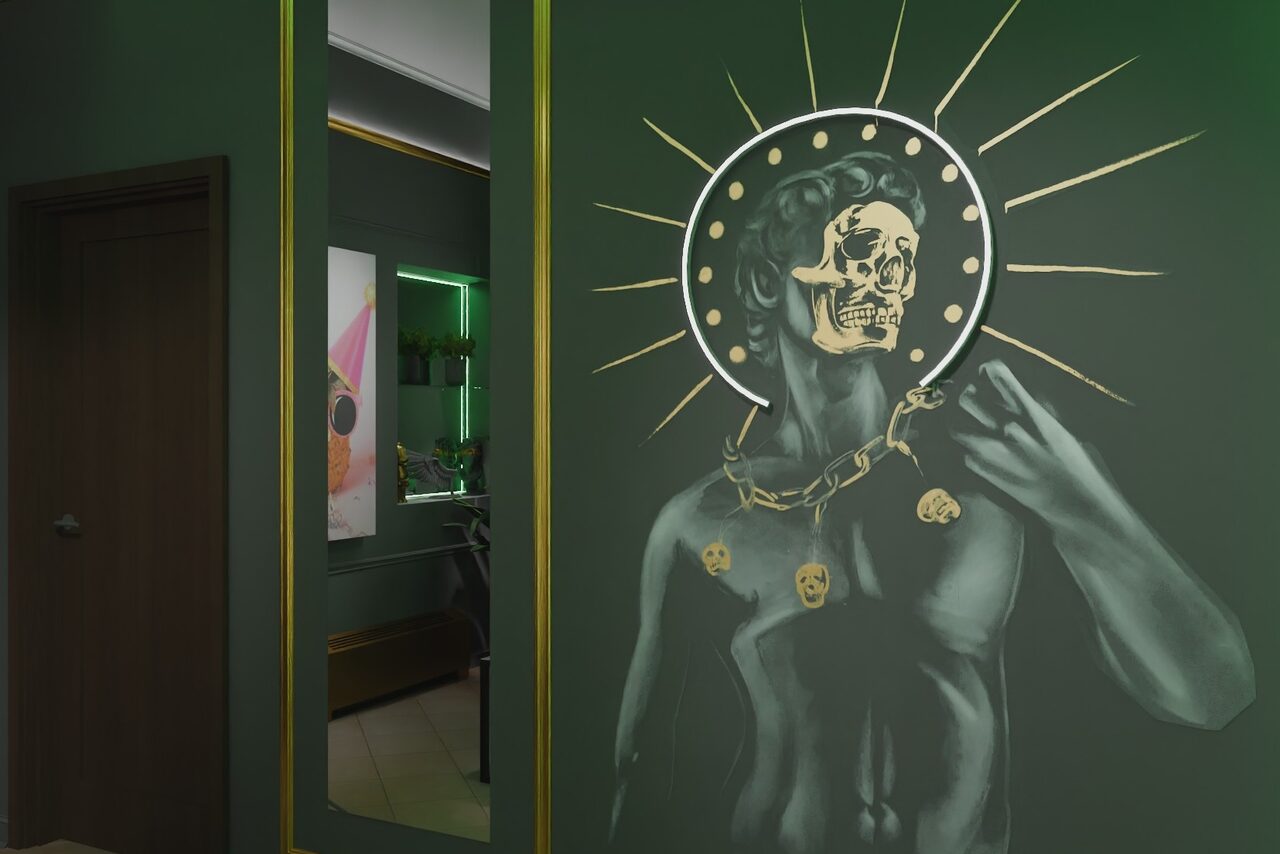 Арендовать ИглуЛофт. Лилиум. Тёмный лофт-зал с оттенками зелени