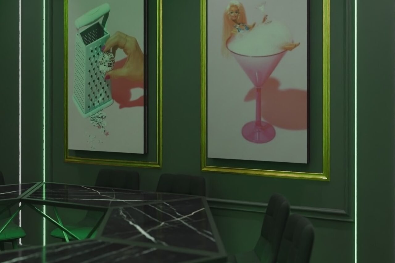 Арендовать ИглуЛофт. Лилиум. Тёмный лофт-зал с оттенками зелени