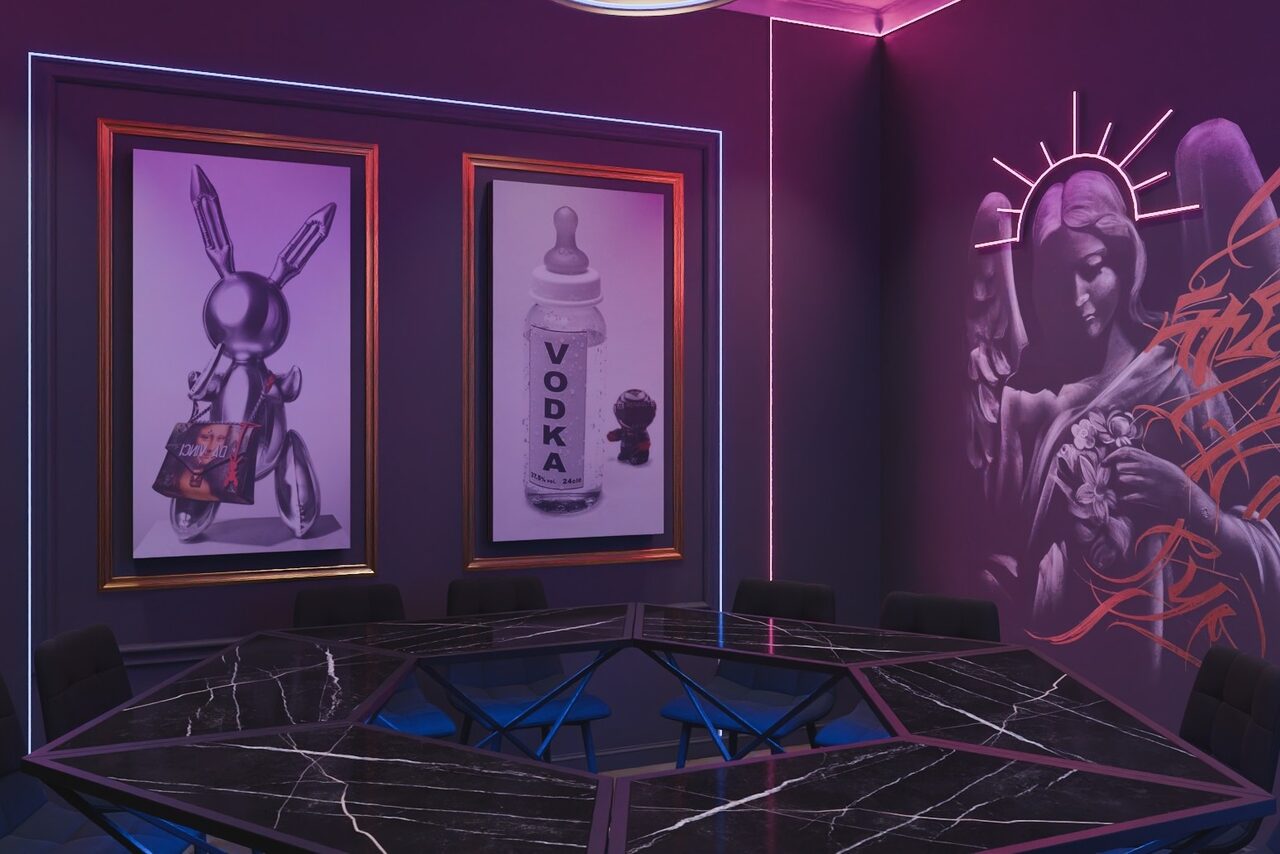 Арендовать ИглуЛофт. Свифт. Античный лофт-зал с неоном