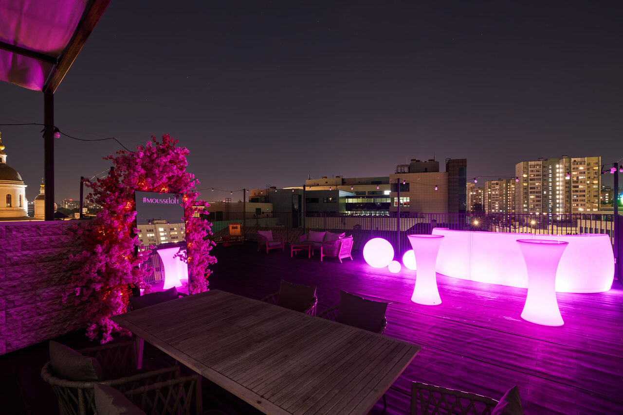 Арендовать Мусс Лофт. Светлый лофт с верандой на крыше