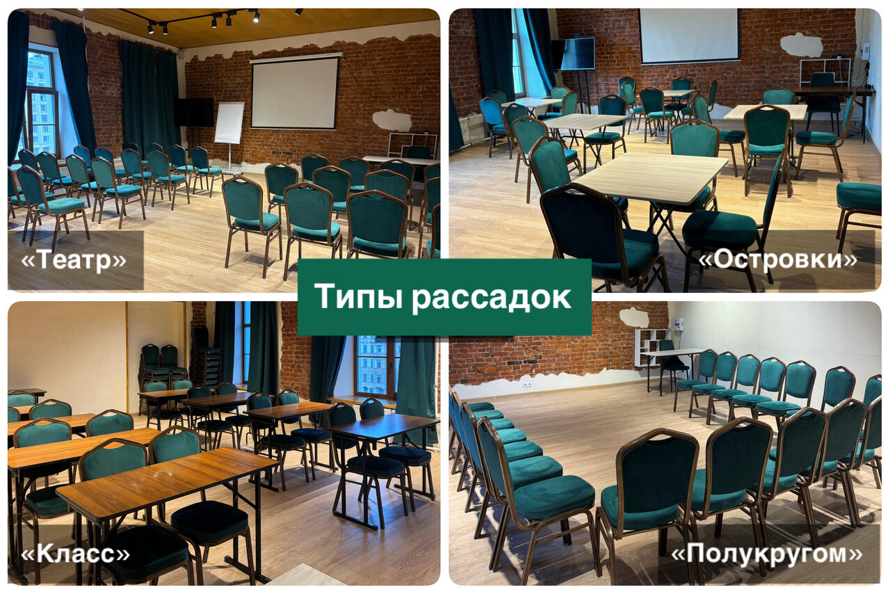 Арендовать Зал для обучения, лекций и презентаций