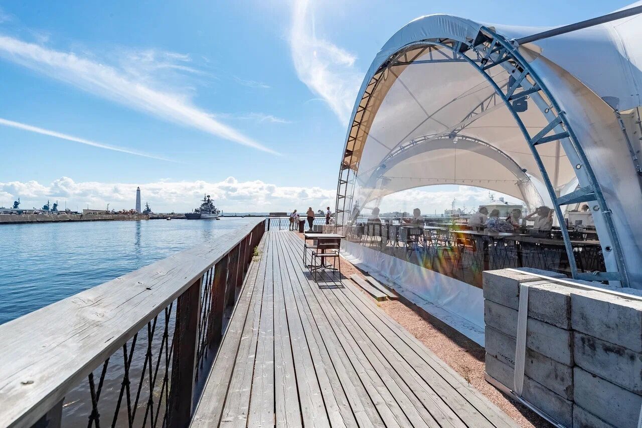 Арендовать Шатер в Кронштадте с видом на Финский залив