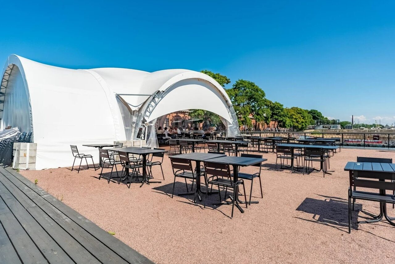 Арендовать Шатер в Кронштадте с видом на Финский залив