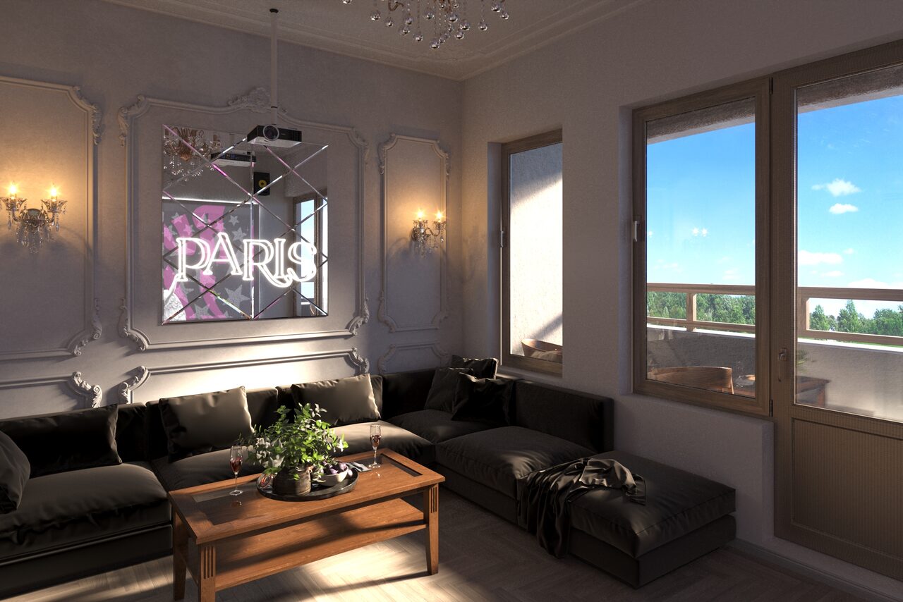 Арендовать Светлый лофт с выходом на балкон