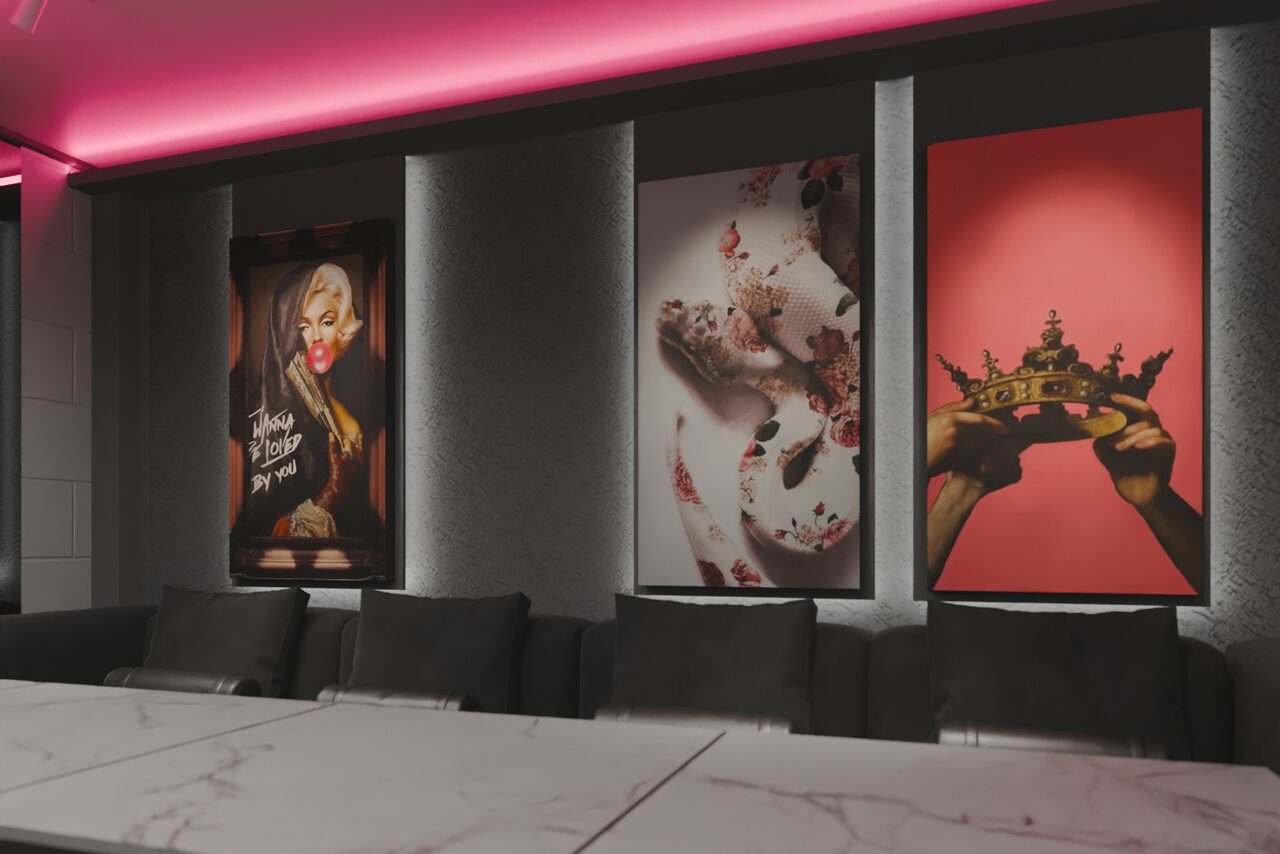 Арендовать Серый лофт с камином с верандой на крыше