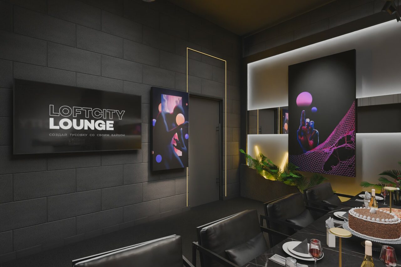 Арендовать Лофт в темных тонах с авторским дизайном с верандой на крыше