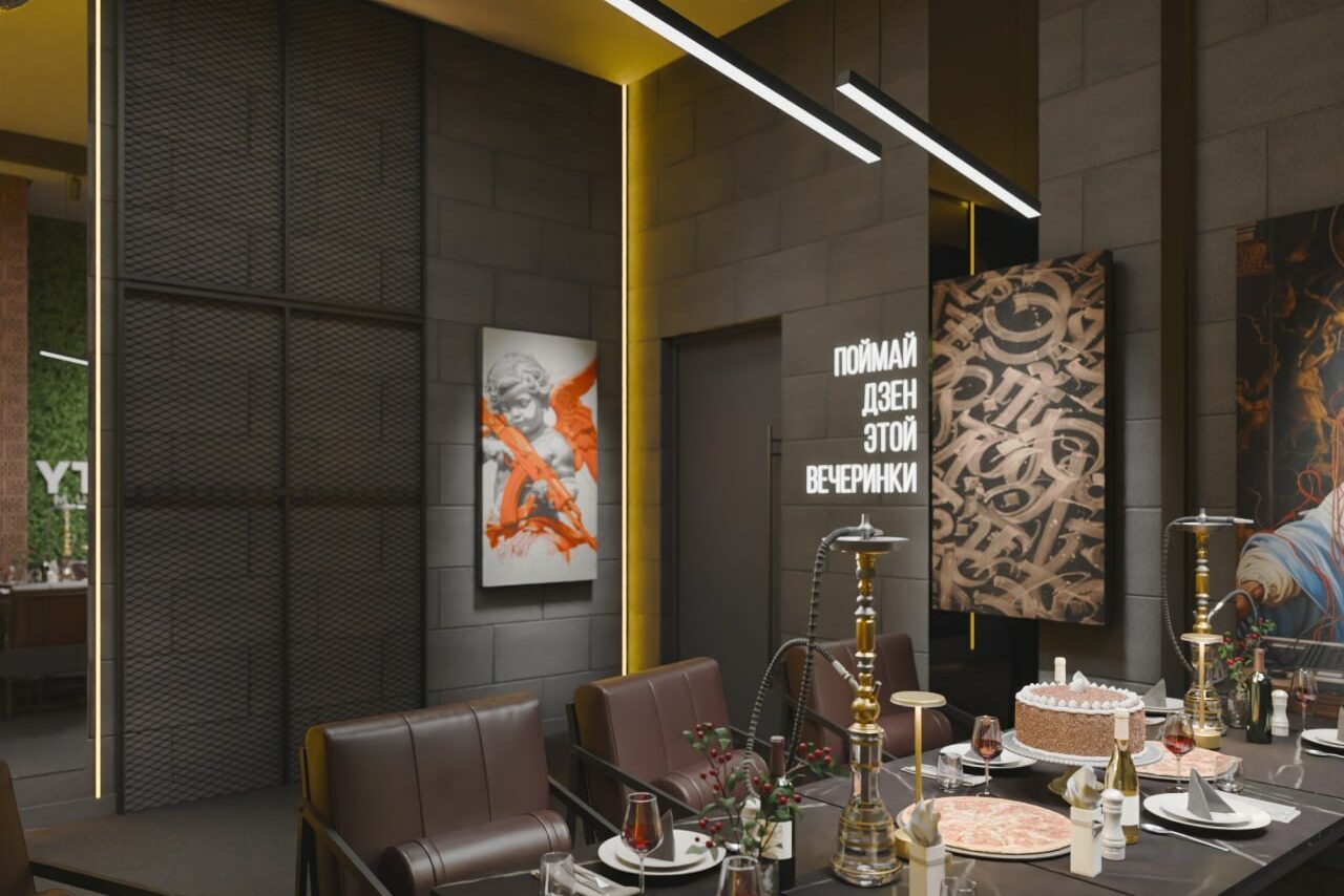 Арендовать Дизайнерский лофт с кожаной мебелью 