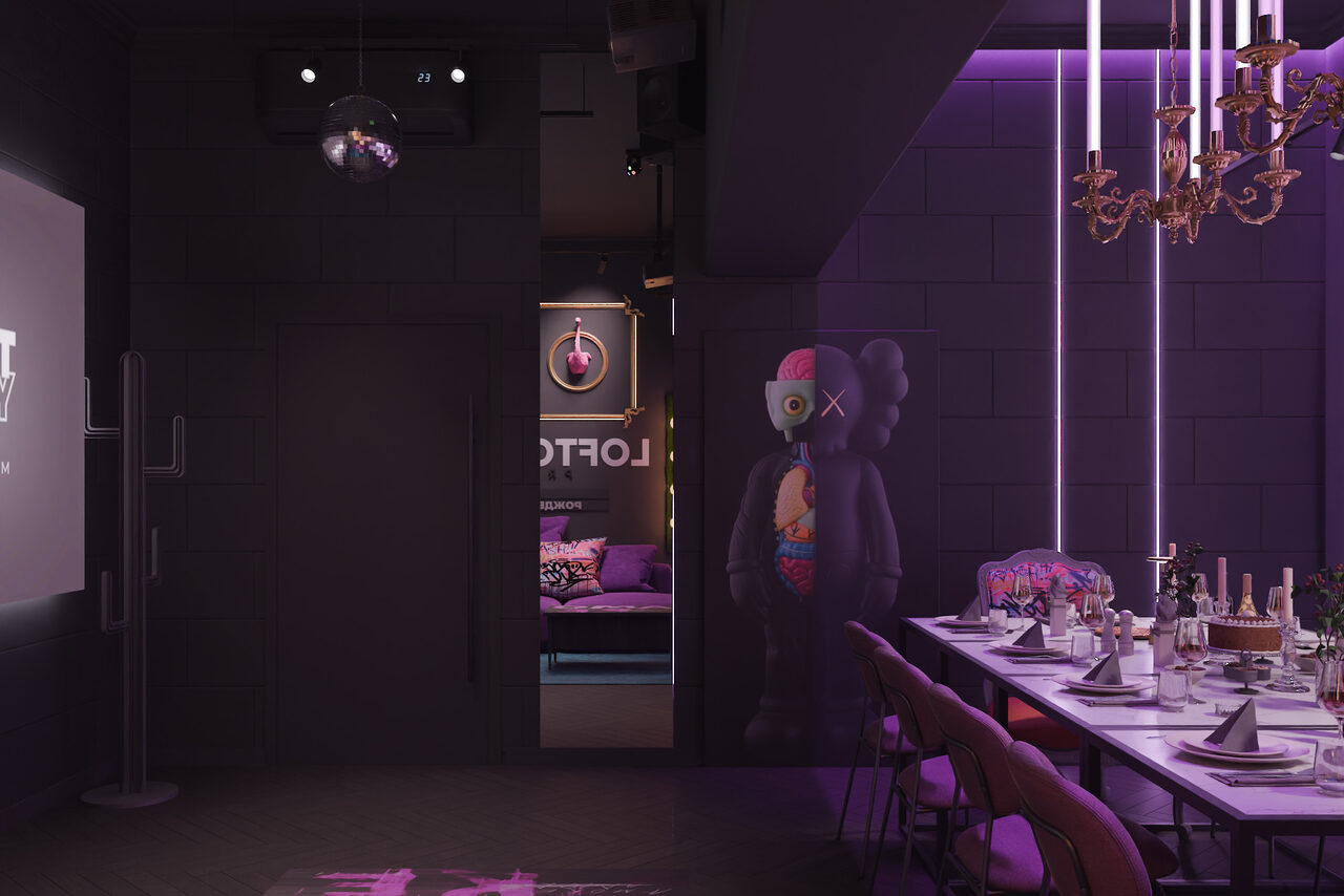 Арендовать Лофт-центр Б69. Зал Джокер с верандой на крыше