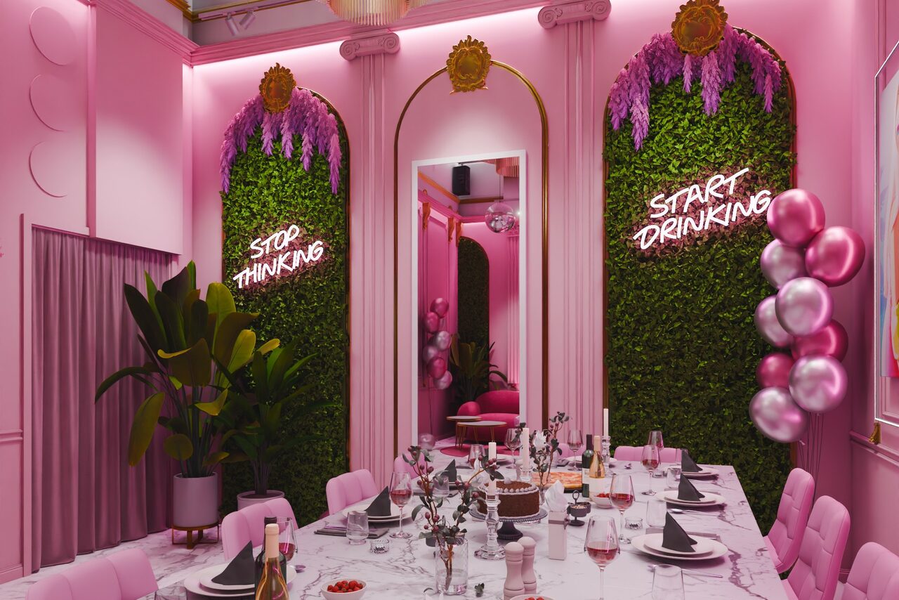 Арендовать Лофт-центр Б69. Зал Розовый фламинго с верандой на крыше