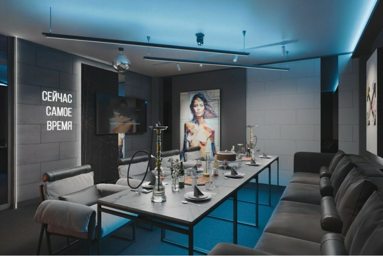 Арендовать Стильный лофт с камином с верандой на крыше