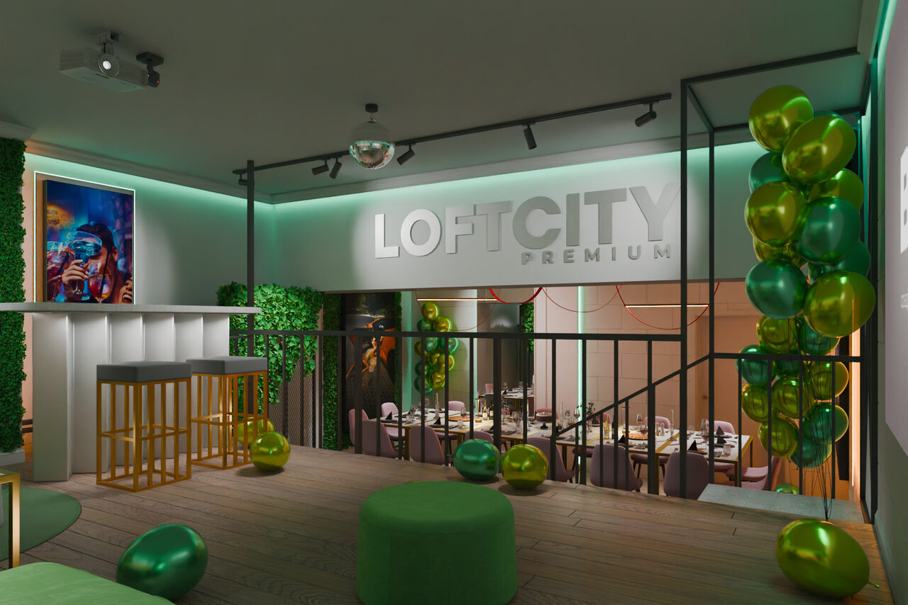 Арендовать Лофт-центр Б69. Зал Мята с верандой на крыше