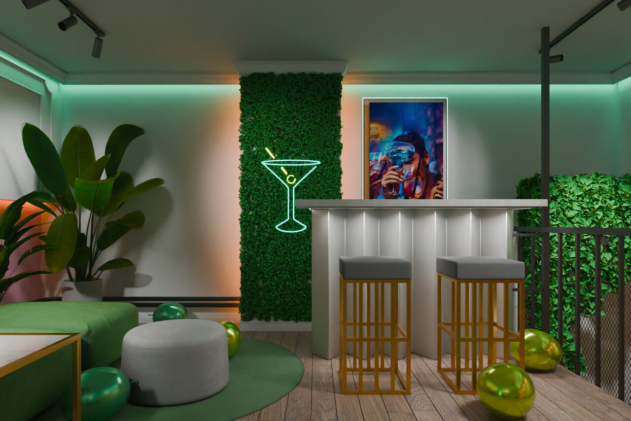 Арендовать Лофт-центр Б69. Зал Мята с верандой на крыше