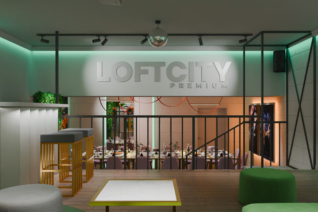 Арендовать Лофт-центр Б69. Зал Мята с верандой на крыше