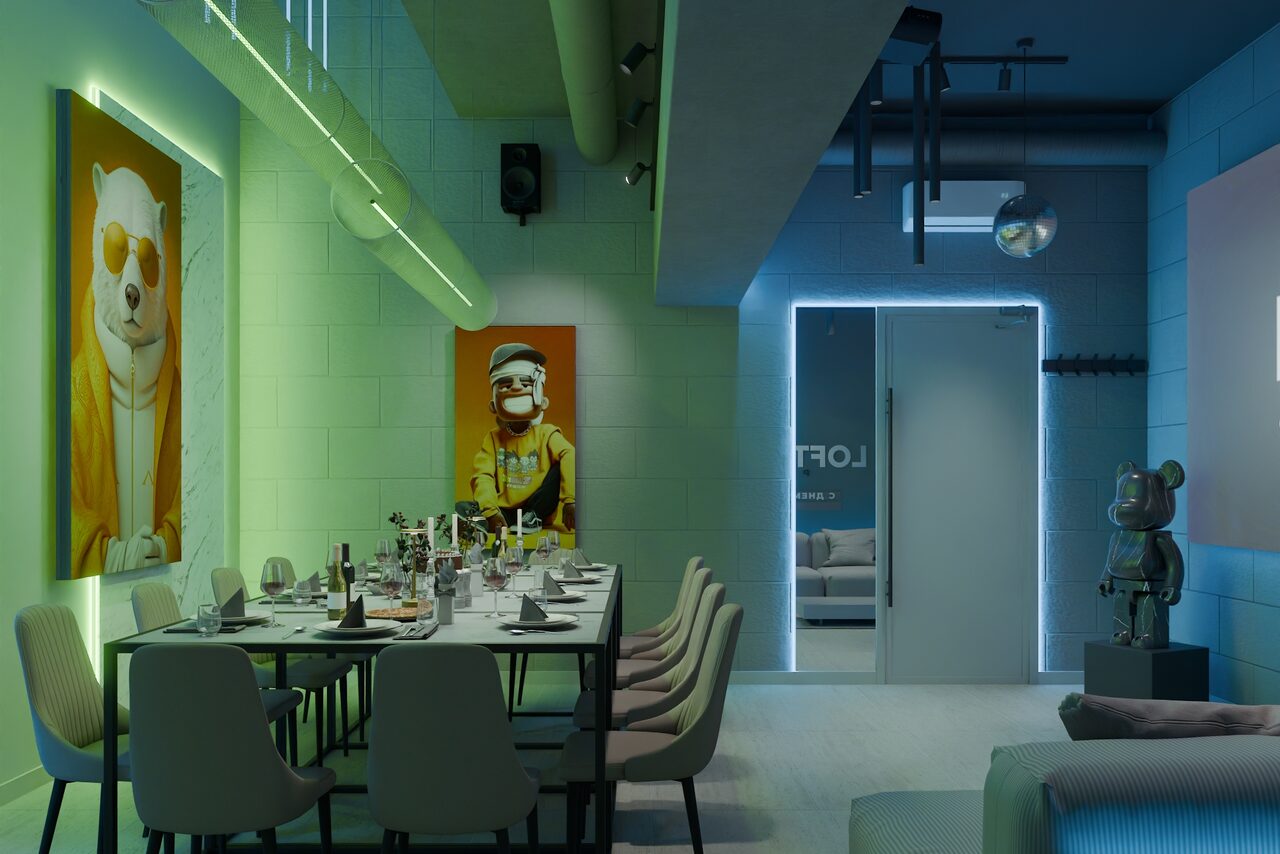 Арендовать Лофт-центр Б69. Зал Мадагаскар с верандой на крыше