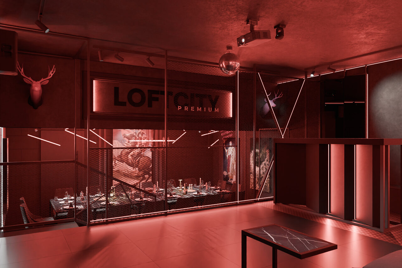 Арендовать Лофт-центр Б69. Зал Красная комната с верандой на крыше