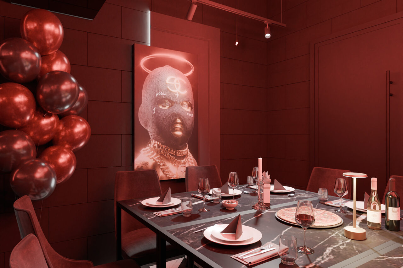 Арендовать Лофт-центр Б69. Зал Красная комната с верандой на крыше