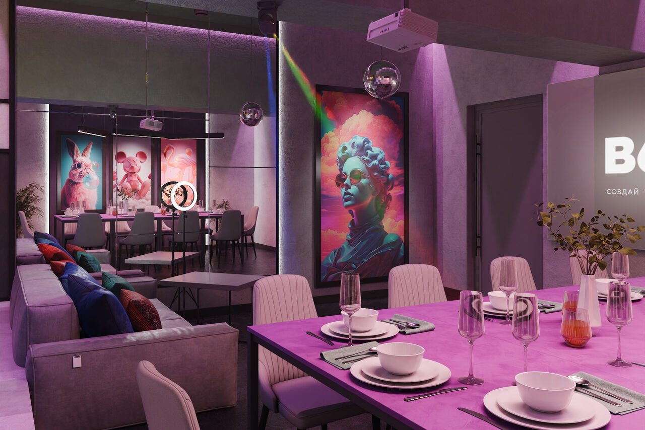 Арендовать Лофт-центр Б69. Зал Honey Bunny с верандой на крыше