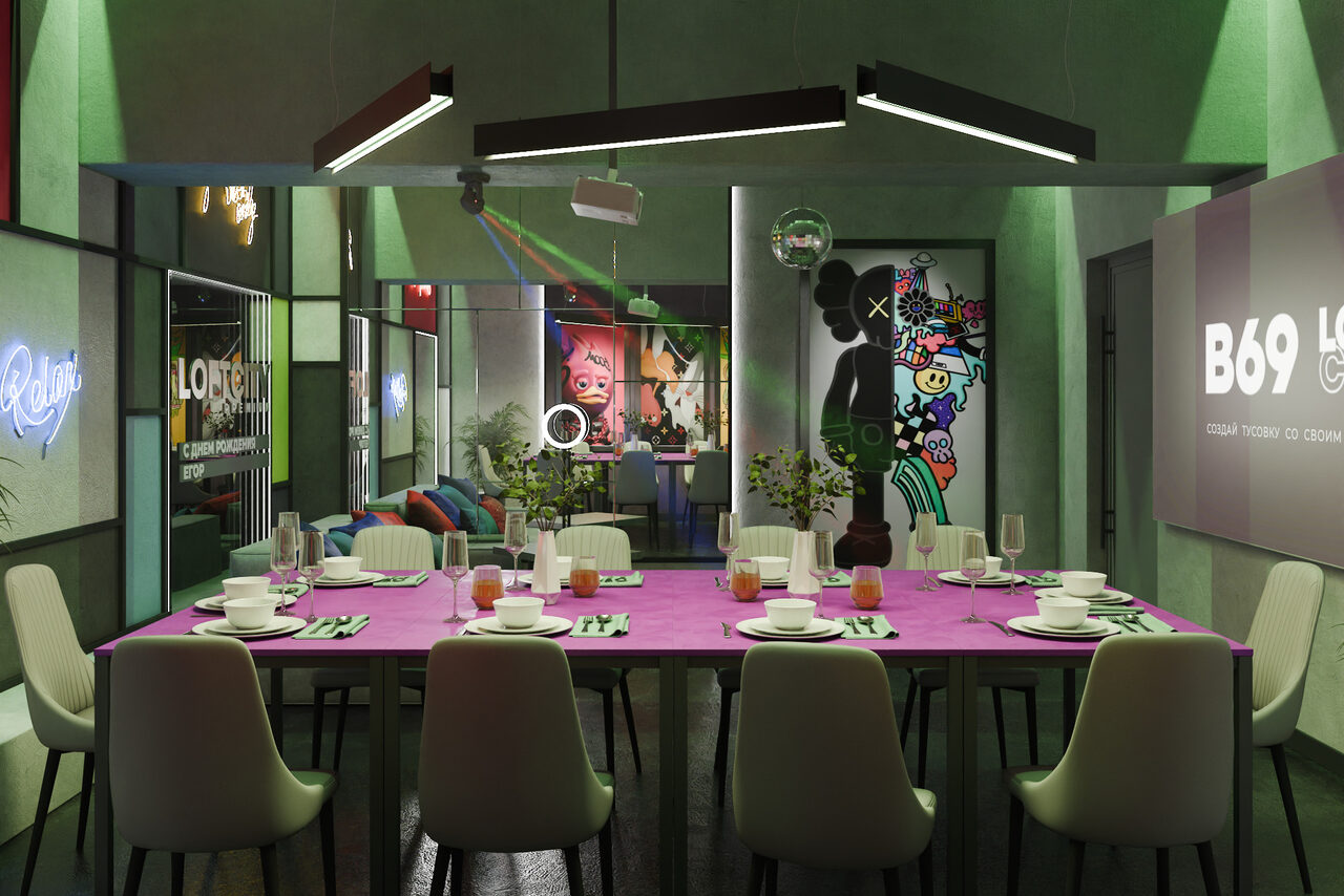 Арендовать Лофт-центр Б69. Зал Матча с верандой на крыше